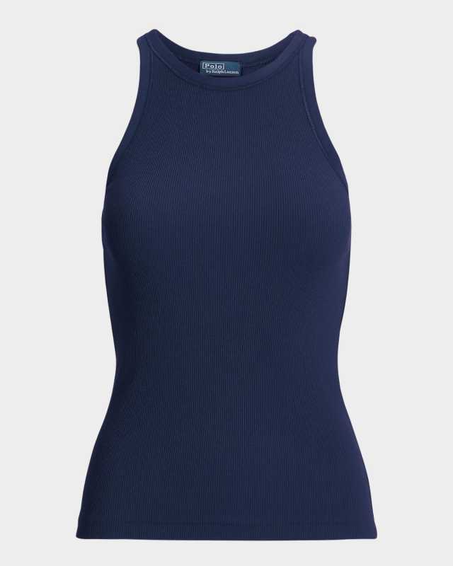Ribbed Cotton Tank Top